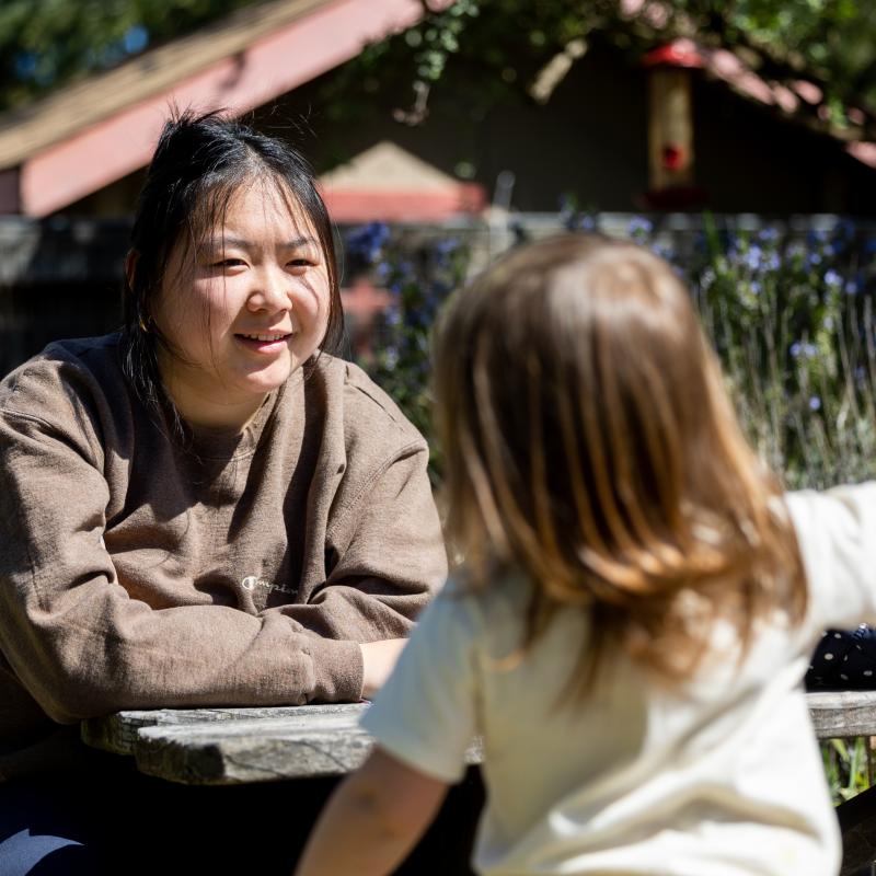 Early Childhood Professional playing with a Child